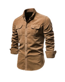 Camisa Masculina Manga Longa Casual